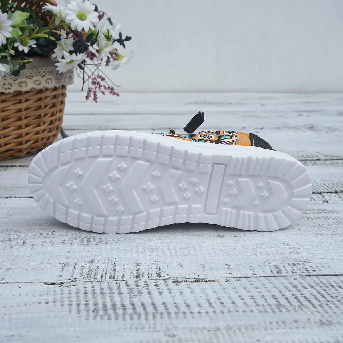 Women's Slip On Comfortable Boat Shoes Yellow-Toned Canvas Casual Loafers Casual Comfortable Lightweight Lace Up Walking Flat Deck Shoes for Work