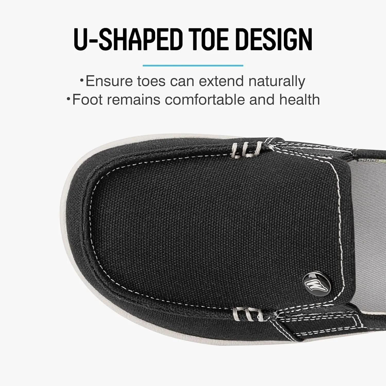 Womens Slip On Shoes - Casual Boat Loafers Shoes for Women with Arch Support - Plantar Fasciitis Canvas Sneakers for Daily Walking