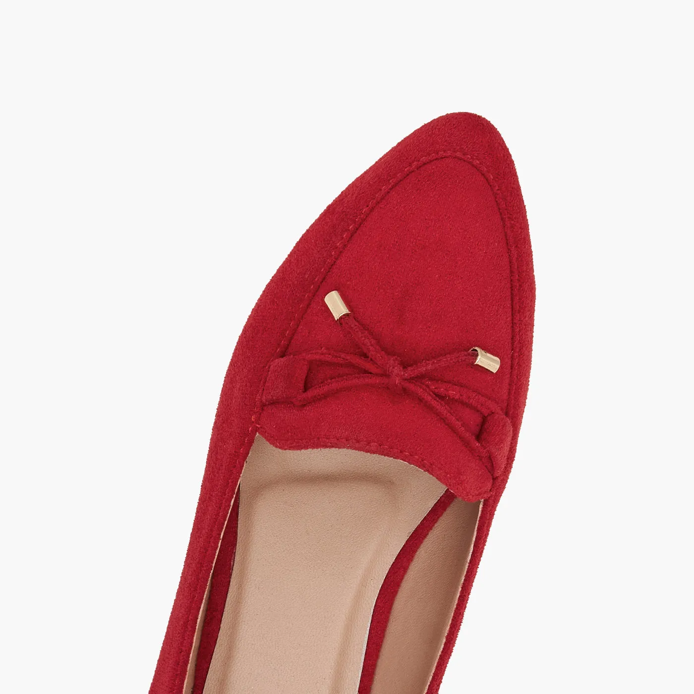 Women's Suede Pointed Loafers