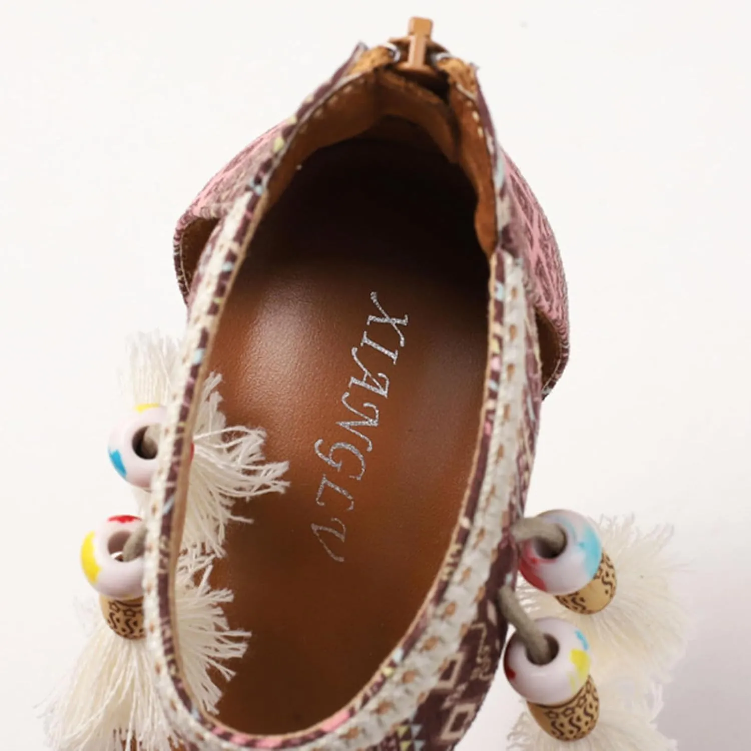 Women's White Sandals, Summer Mules, Comfortable, Roman Trendy Beach Comfortable Elegant Sandals with Rhinestones, Shoes, Wedge Heel