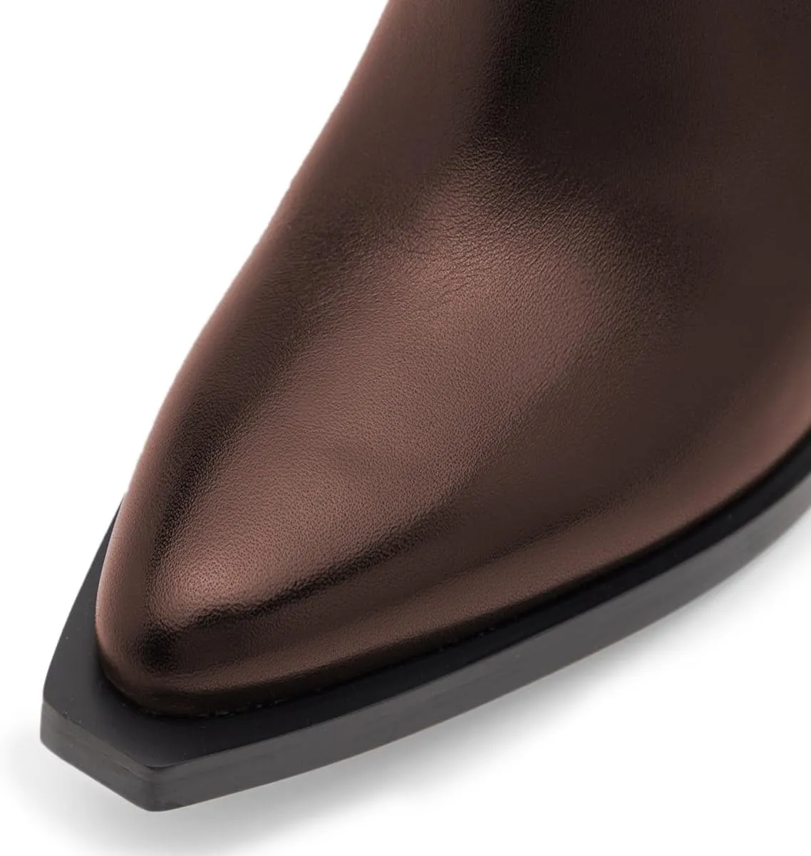 YDN Women Classic Mules Slip On Slippers Chunky Mid Heels Closed Pointed Toe Shoes Party Shopping Indoor Size 4-16 US