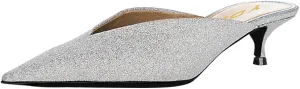 YDN Women Classic Pointed Toe Low Mid Heel Loafers Slip on Mules Slide Sandals Kitten Shoes Size 4-15 US