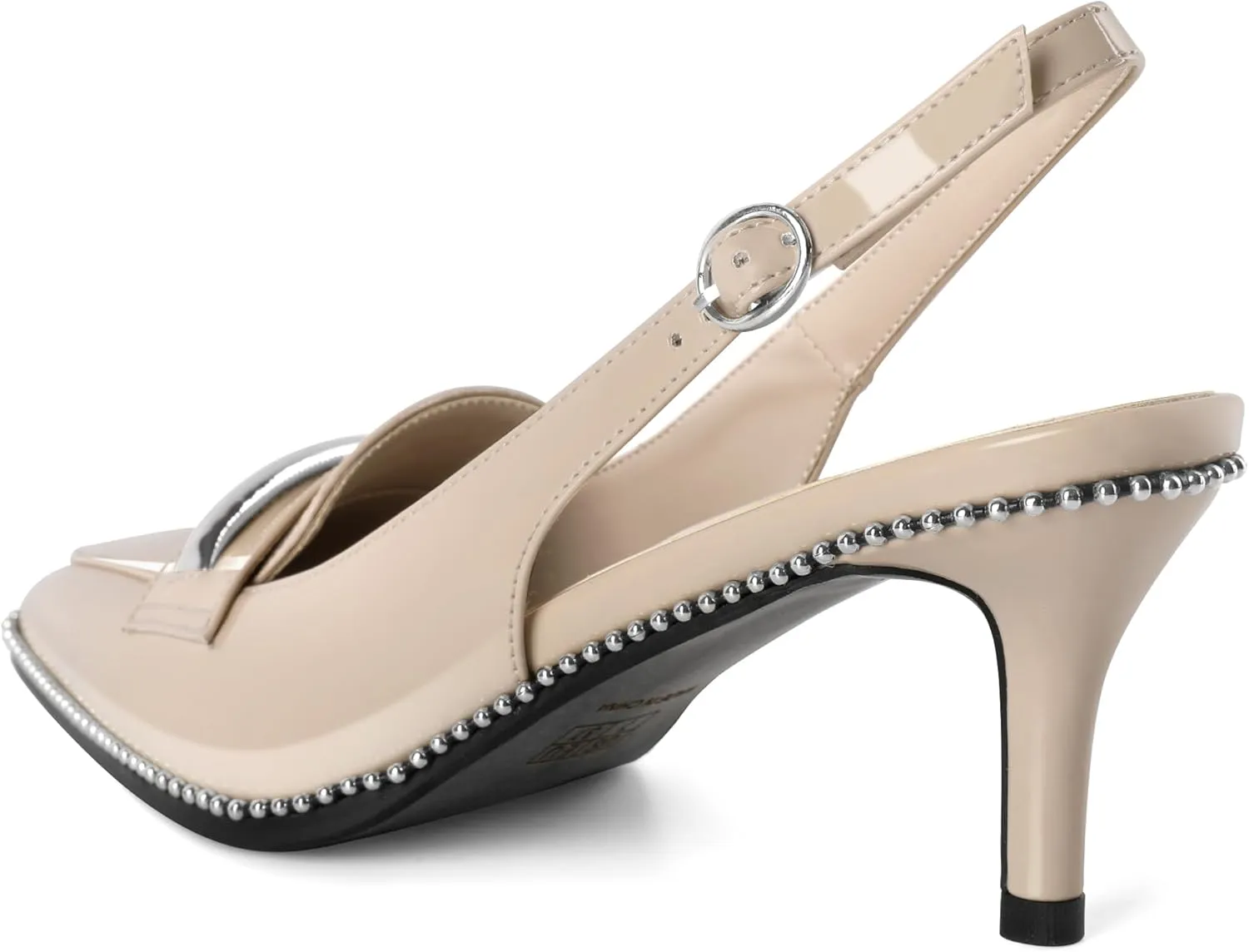 YODEKS Women's Slingback Heels Pointed Toe Low Heel 2.5" Loafers Shoes Size 5-13
