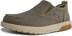 YONGJIA Men's Slip On Loafers with Arch Support Extra Cushioning and Pain Relief Orthopedic Casual Non Slip Walking Boat Shoes with Rubber Sole