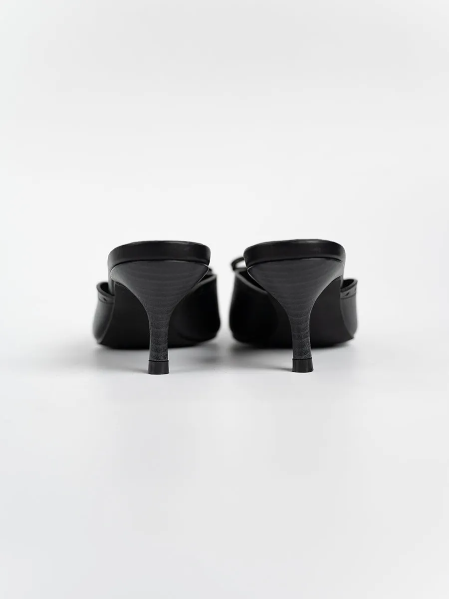 Zira Graceful Ribbon Mules